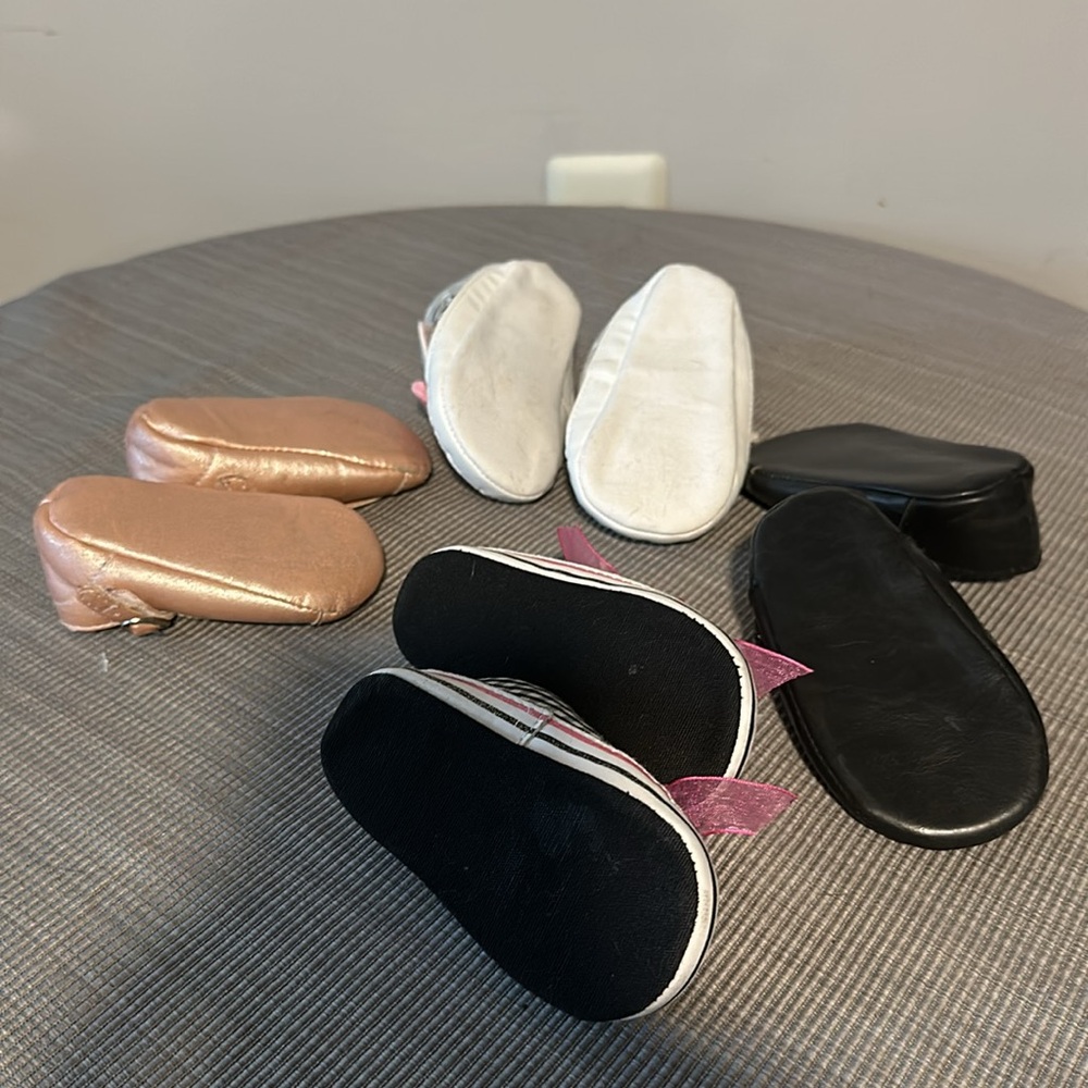 💚5 Bundle 4 baby girl shoes size 0-12 months - Picture 7 of 7